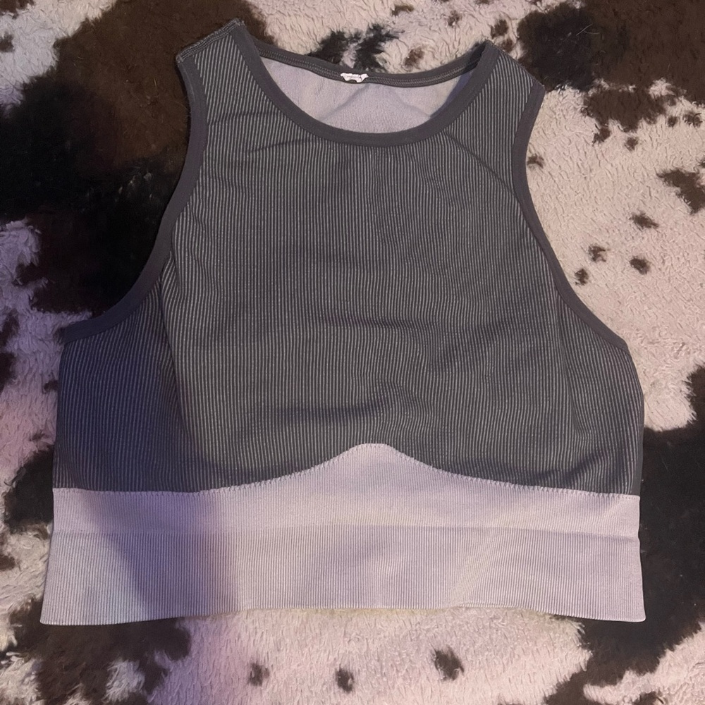 Gray Sleeveless Women's Top